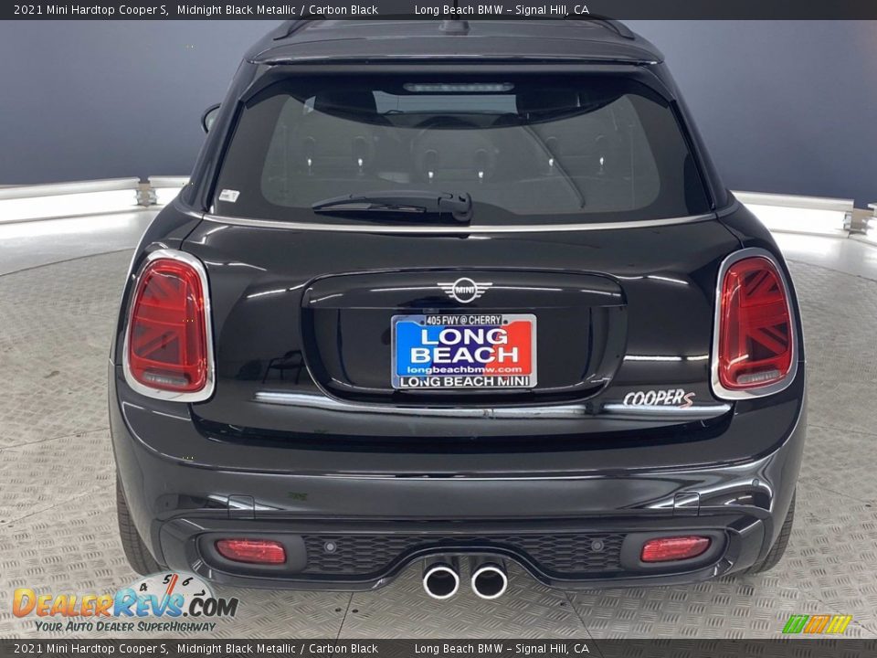 2021 Mini Hardtop Cooper S Midnight Black Metallic / Carbon Black Photo #13