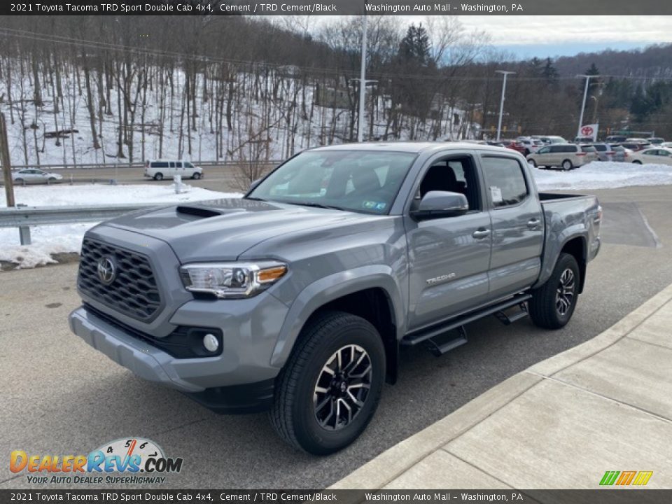 2021 Toyota Tacoma TRD Sport Double Cab 4x4 Cement / TRD Cement/Black Photo #12