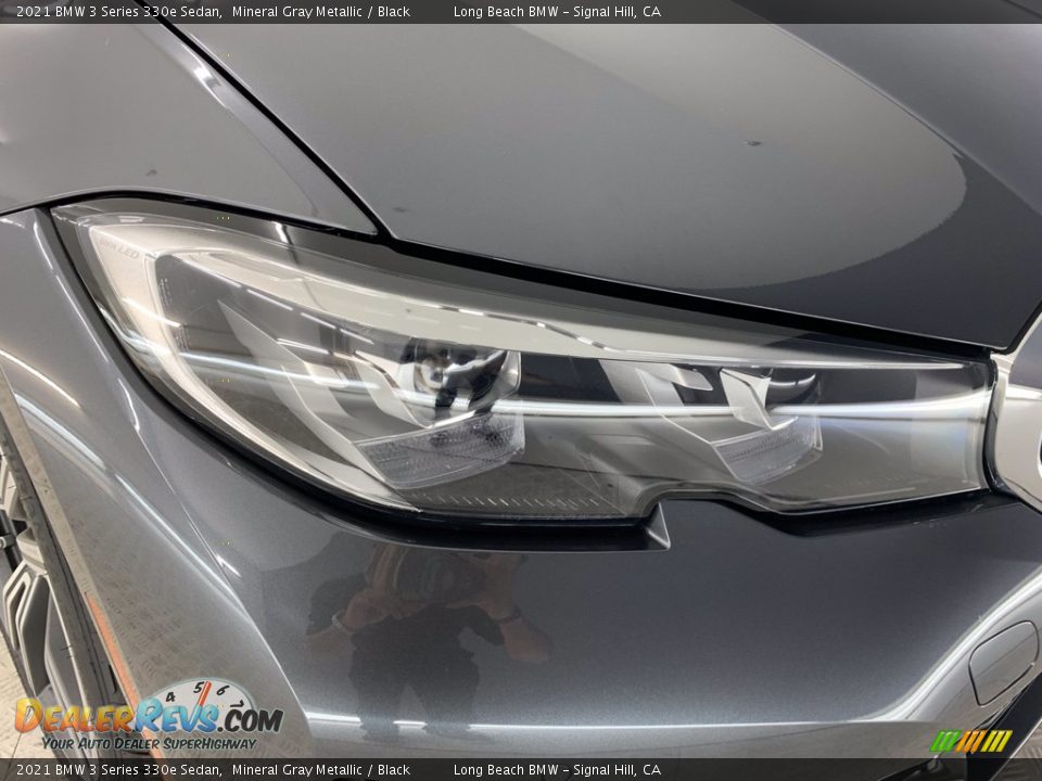 2021 BMW 3 Series 330e Sedan Mineral Gray Metallic / Black Photo #20