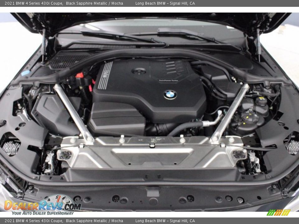2021 BMW 4 Series 430i Coupe Black Sapphire Metallic / Mocha Photo #19