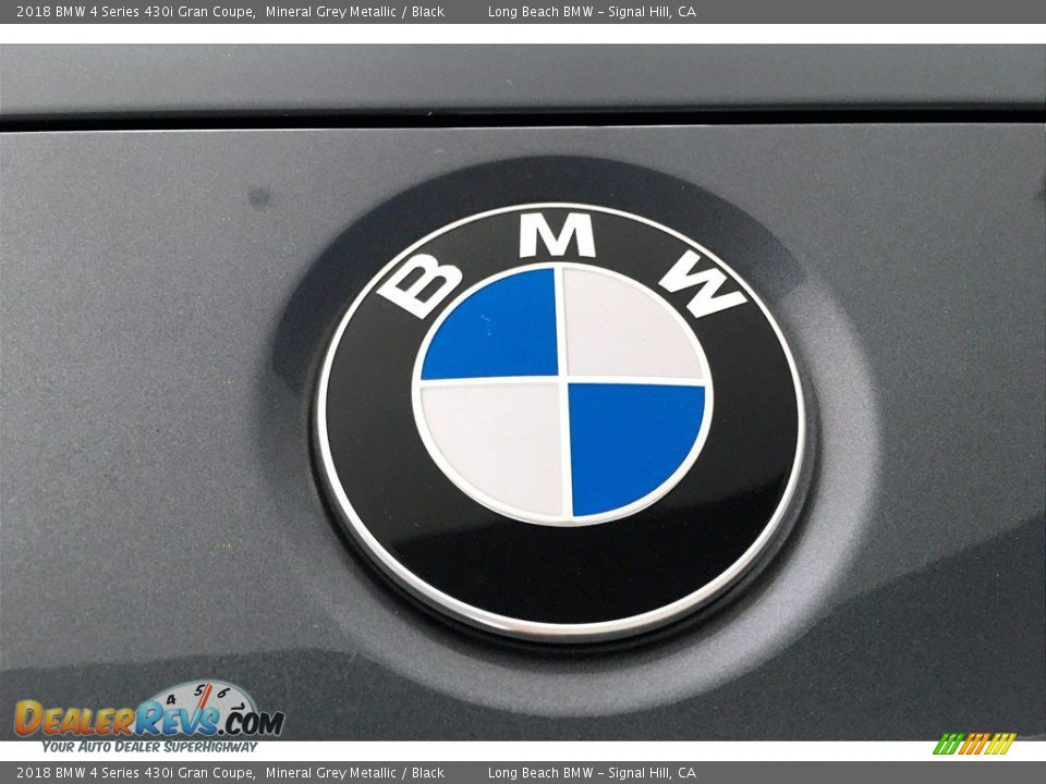 2018 BMW 4 Series 430i Gran Coupe Mineral Grey Metallic / Black Photo #33