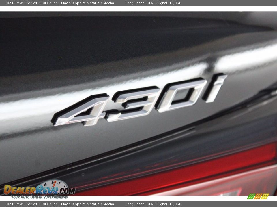 2021 BMW 4 Series 430i Coupe Black Sapphire Metallic / Mocha Photo #24