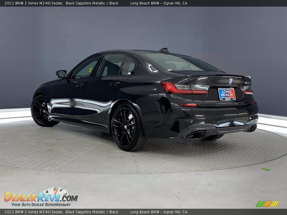 2021 BMW 3 Series M340i Sedan Black Sapphire Metallic / Black Photo #2