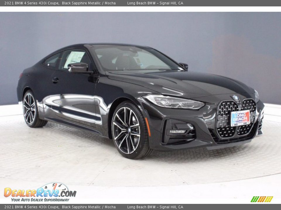 2021 BMW 4 Series 430i Coupe Black Sapphire Metallic / Mocha Photo #27