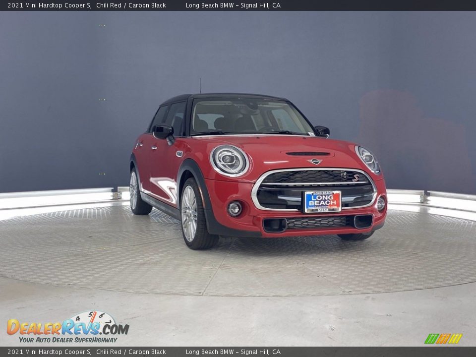 2021 Mini Hardtop Cooper S Chili Red / Carbon Black Photo #2