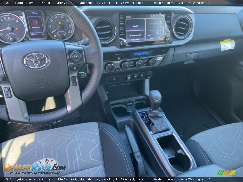 2021 Toyota Tacoma TRD Sport Double Cab 4x4 Magnetic Gray Metallic / TRD Cement/Black Photo #3