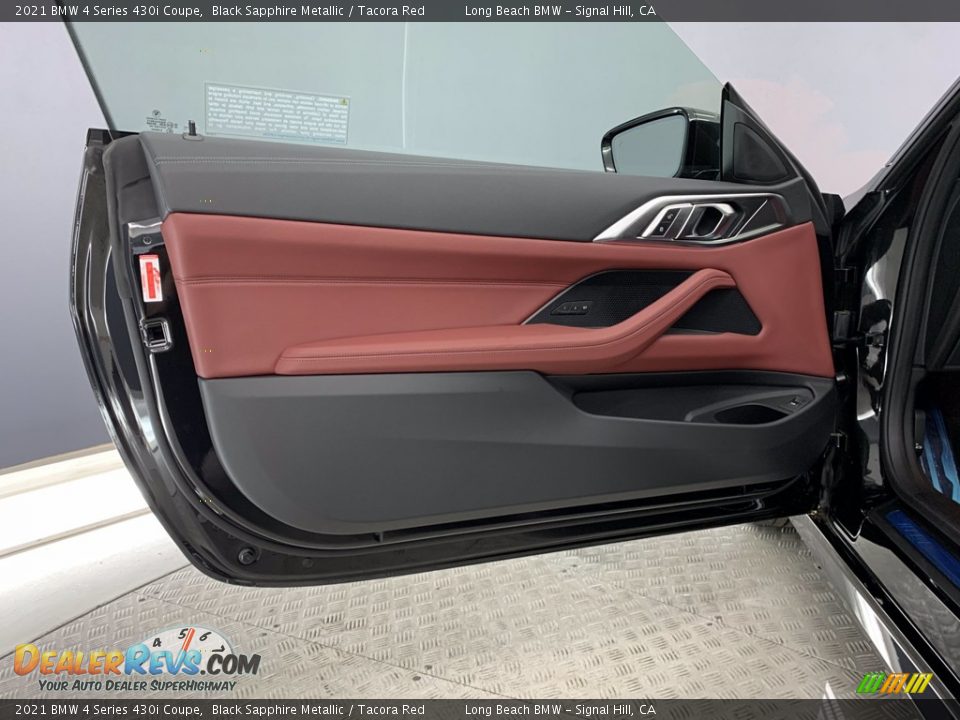 2021 BMW 4 Series 430i Coupe Black Sapphire Metallic / Tacora Red Photo #9