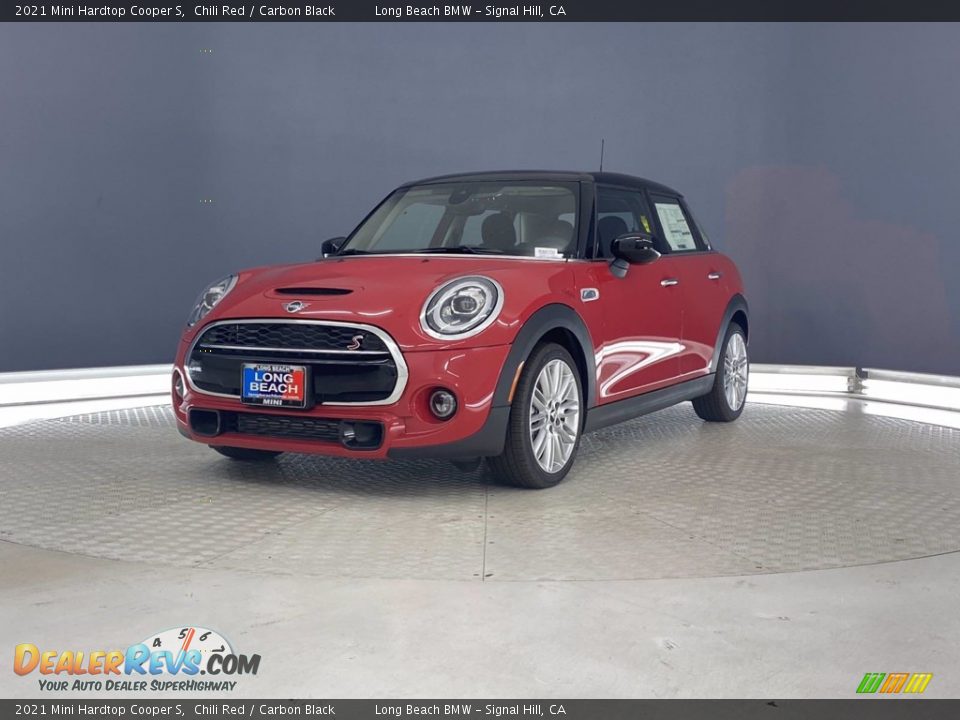 2021 Mini Hardtop Cooper S Chili Red / Carbon Black Photo #6