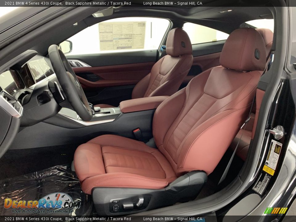 2021 BMW 4 Series 430i Coupe Black Sapphire Metallic / Tacora Red Photo #10