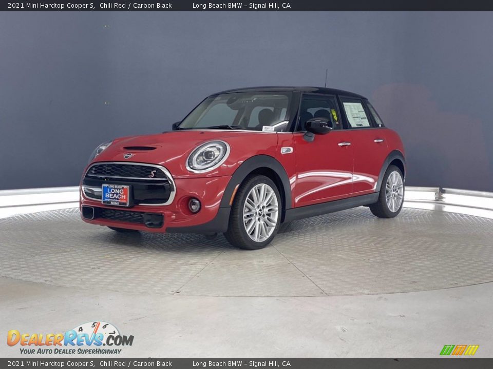 2021 Mini Hardtop Cooper S Chili Red / Carbon Black Photo #7