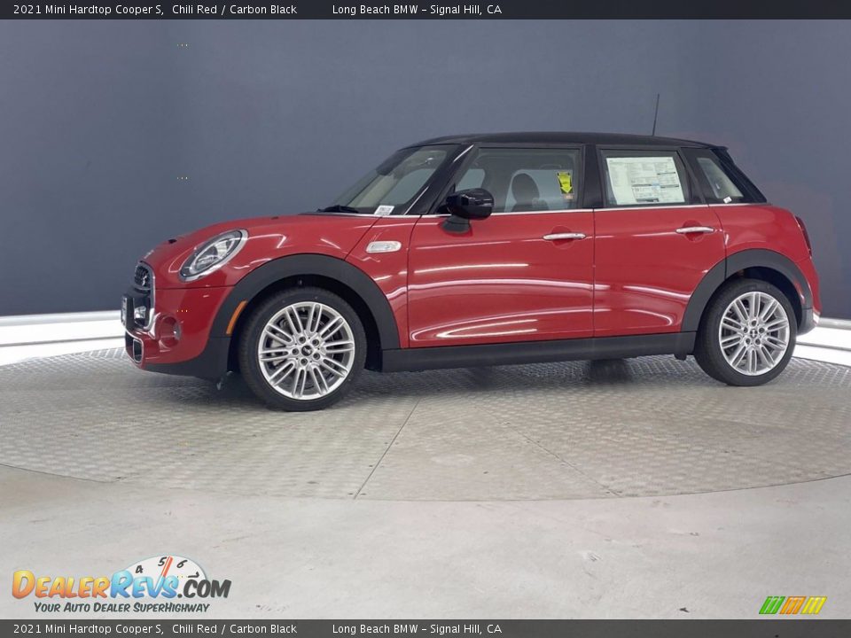 2021 Mini Hardtop Cooper S Chili Red / Carbon Black Photo #9