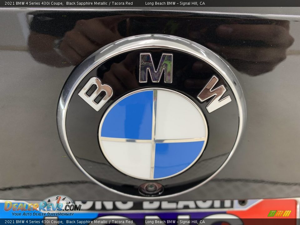 2021 BMW 4 Series 430i Coupe Black Sapphire Metallic / Tacora Red Photo #13
