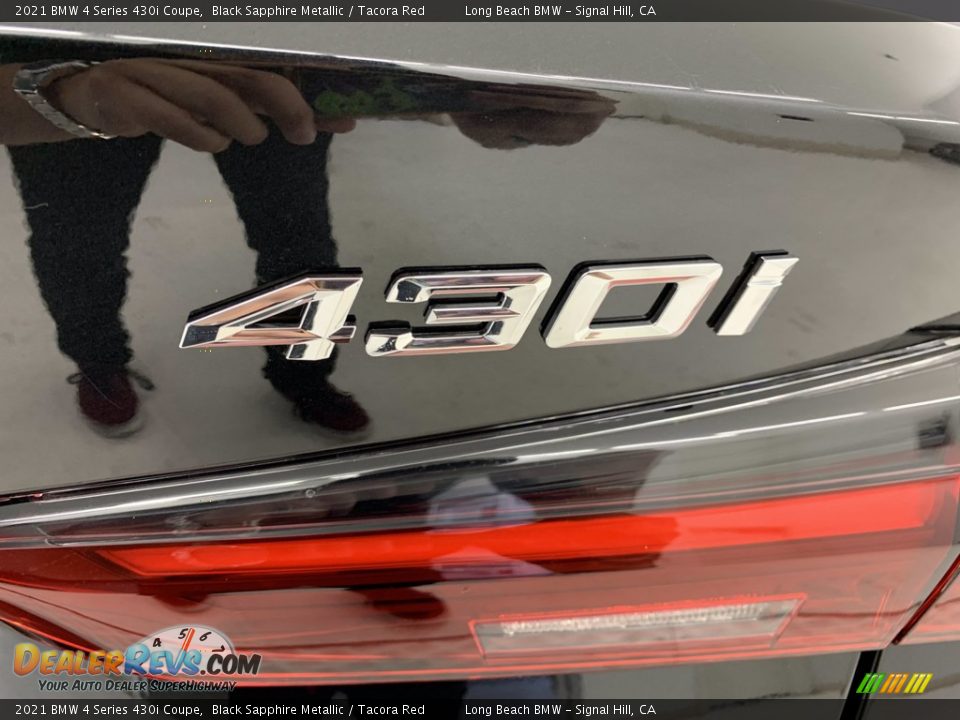 2021 BMW 4 Series 430i Coupe Black Sapphire Metallic / Tacora Red Photo #14