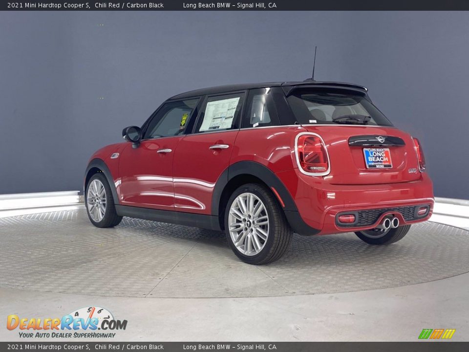 2021 Mini Hardtop Cooper S Chili Red / Carbon Black Photo #11