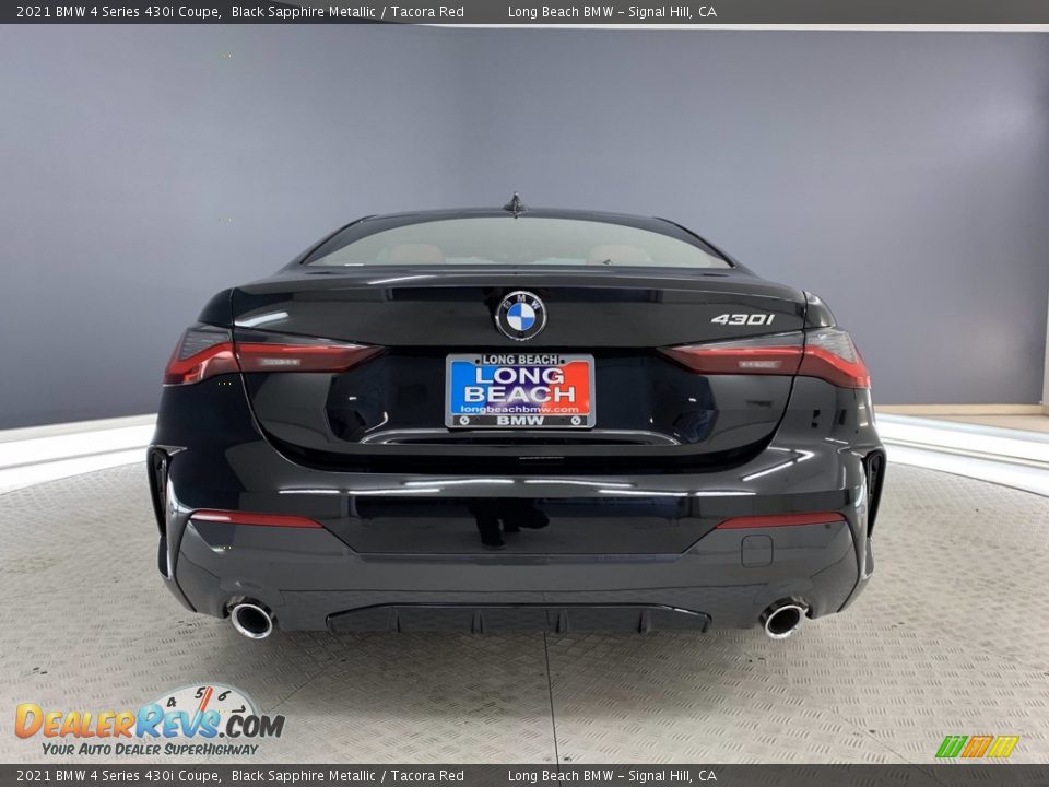 2021 BMW 4 Series 430i Coupe Black Sapphire Metallic / Tacora Red Photo #15