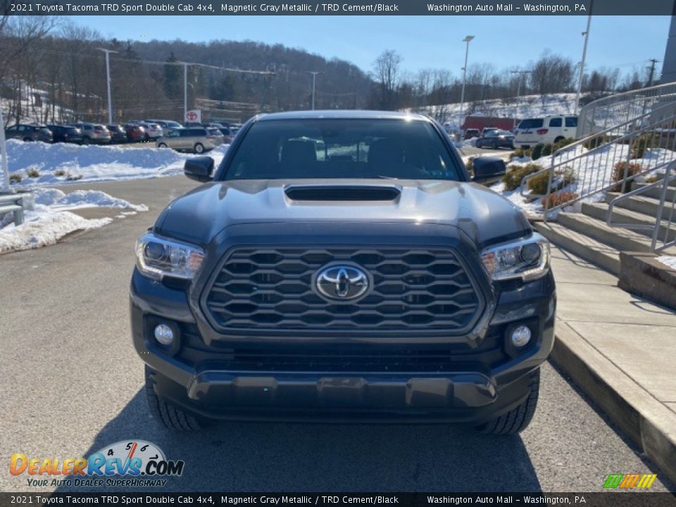 2021 Toyota Tacoma TRD Sport Double Cab 4x4 Magnetic Gray Metallic / TRD Cement/Black Photo #11