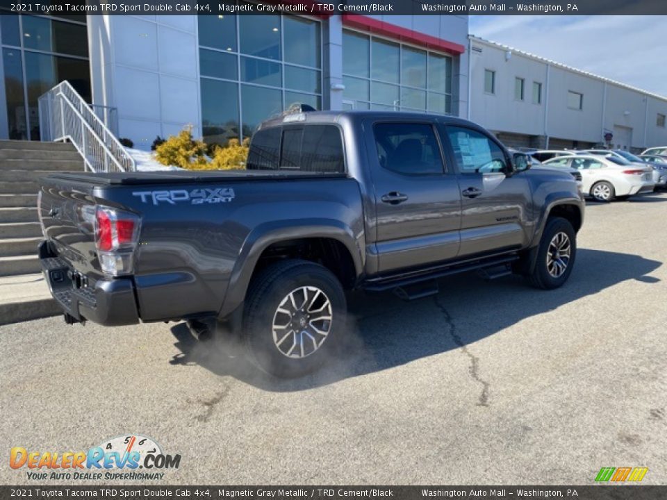 2021 Toyota Tacoma TRD Sport Double Cab 4x4 Magnetic Gray Metallic / TRD Cement/Black Photo #13