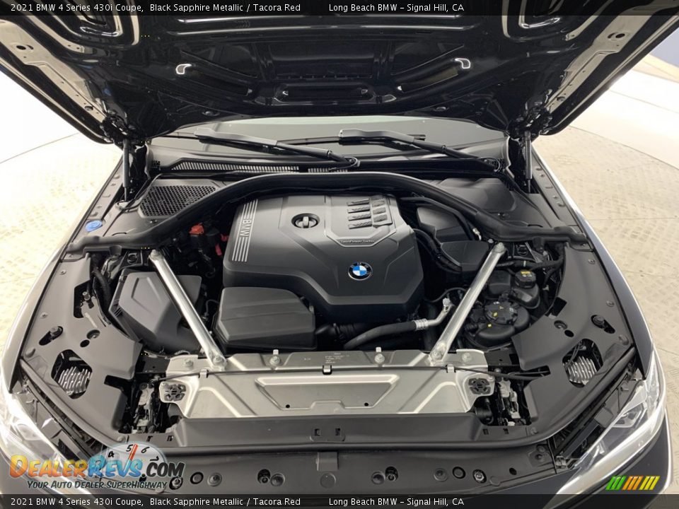 2021 BMW 4 Series 430i Coupe Black Sapphire Metallic / Tacora Red Photo #18