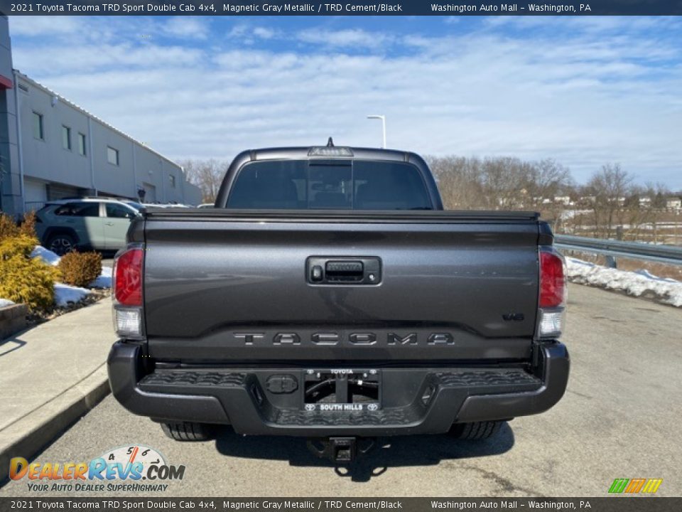 2021 Toyota Tacoma TRD Sport Double Cab 4x4 Magnetic Gray Metallic / TRD Cement/Black Photo #14