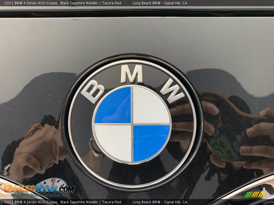 2021 BMW 4 Series 430i Coupe Black Sapphire Metallic / Tacora Red Photo #21