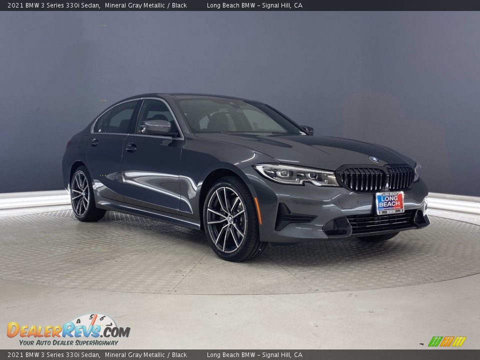 2021 BMW 3 Series 330i Sedan Mineral Gray Metallic / Black Photo #1
