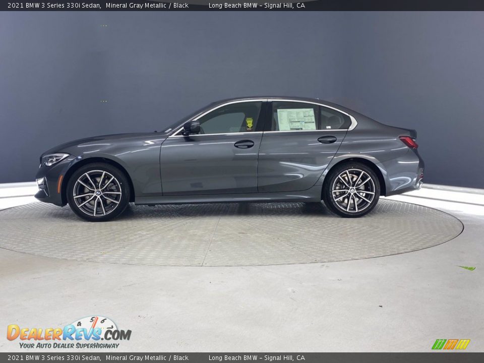 2021 BMW 3 Series 330i Sedan Mineral Gray Metallic / Black Photo #5