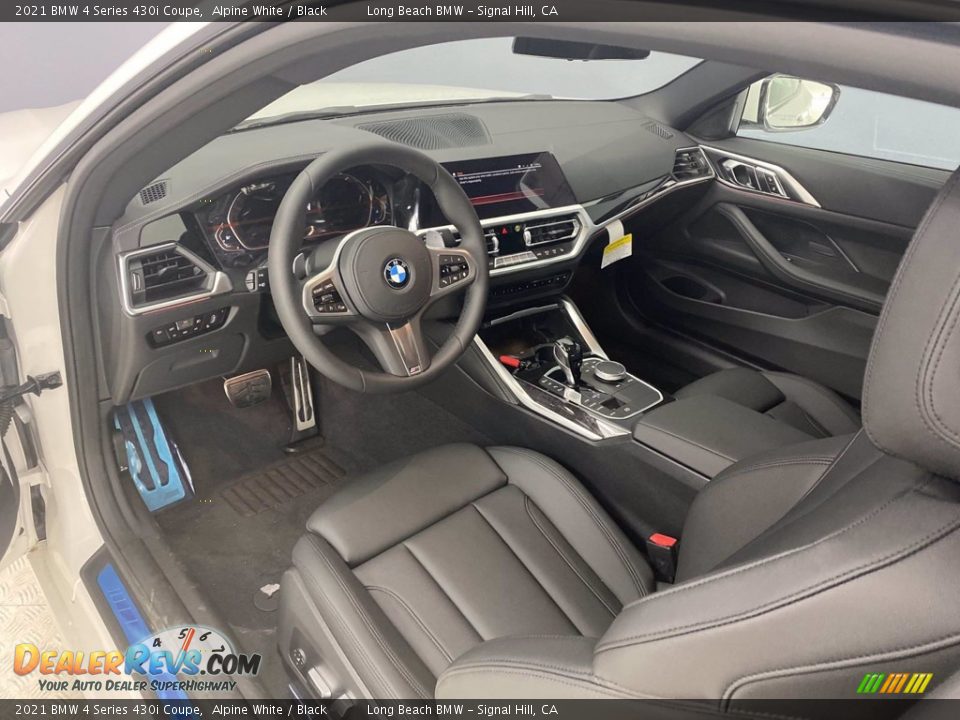 2021 BMW 4 Series 430i Coupe Alpine White / Black Photo #3