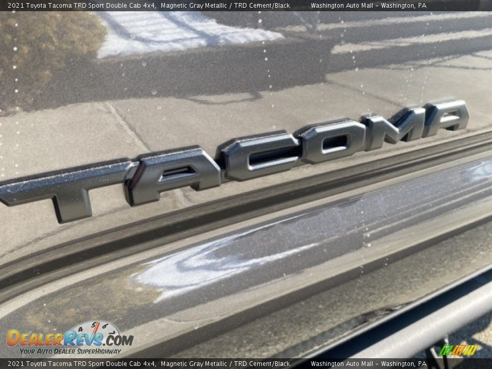 2021 Toyota Tacoma TRD Sport Double Cab 4x4 Magnetic Gray Metallic / TRD Cement/Black Photo #25