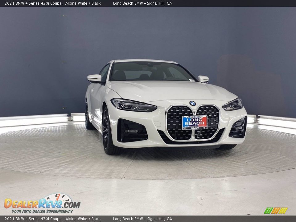 2021 BMW 4 Series 430i Coupe Alpine White / Black Photo #5