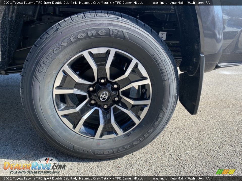 2021 Toyota Tacoma TRD Sport Double Cab 4x4 Magnetic Gray Metallic / TRD Cement/Black Photo #31
