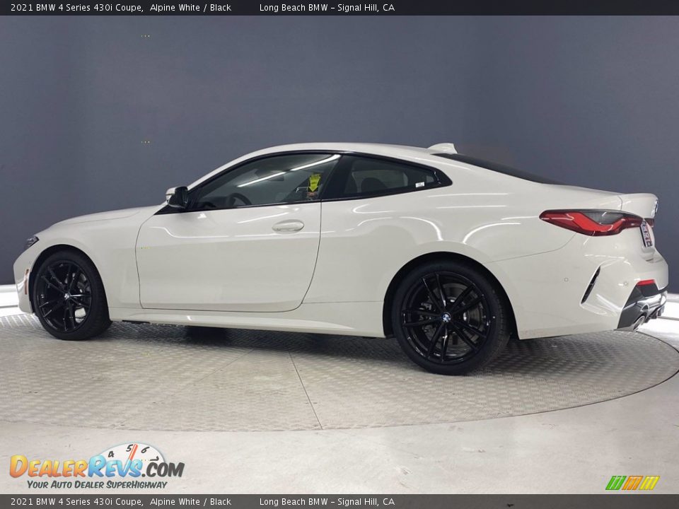 2021 BMW 4 Series 430i Coupe Alpine White / Black Photo #10