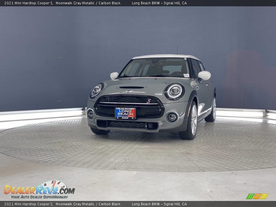 2021 Mini Hardtop Cooper S Moonwalk Gray Metallic / Carbon Black Photo #4