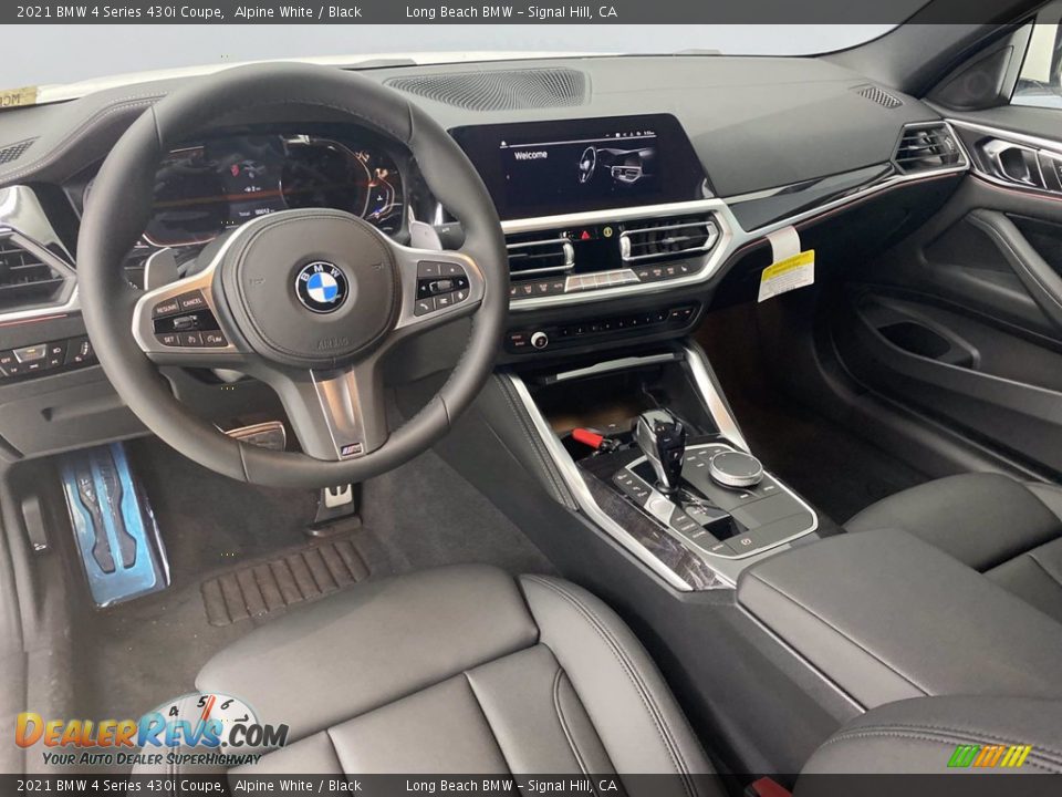 2021 BMW 4 Series 430i Coupe Alpine White / Black Photo #15