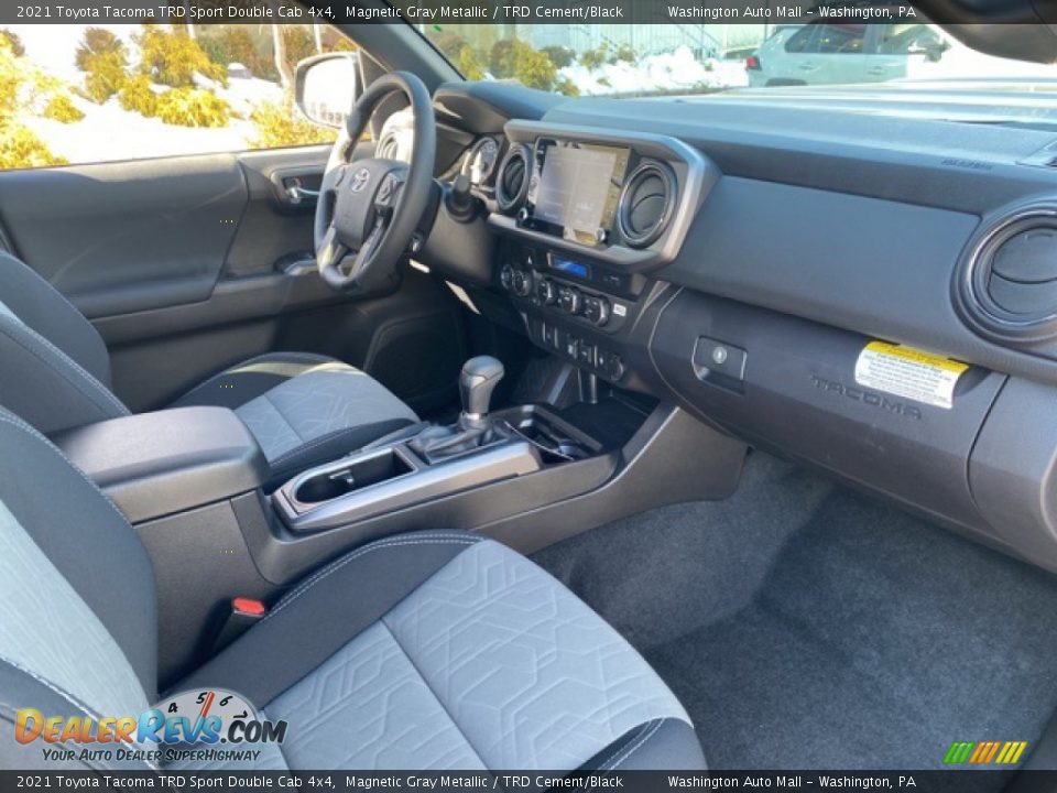 2021 Toyota Tacoma TRD Sport Double Cab 4x4 Magnetic Gray Metallic / TRD Cement/Black Photo #10