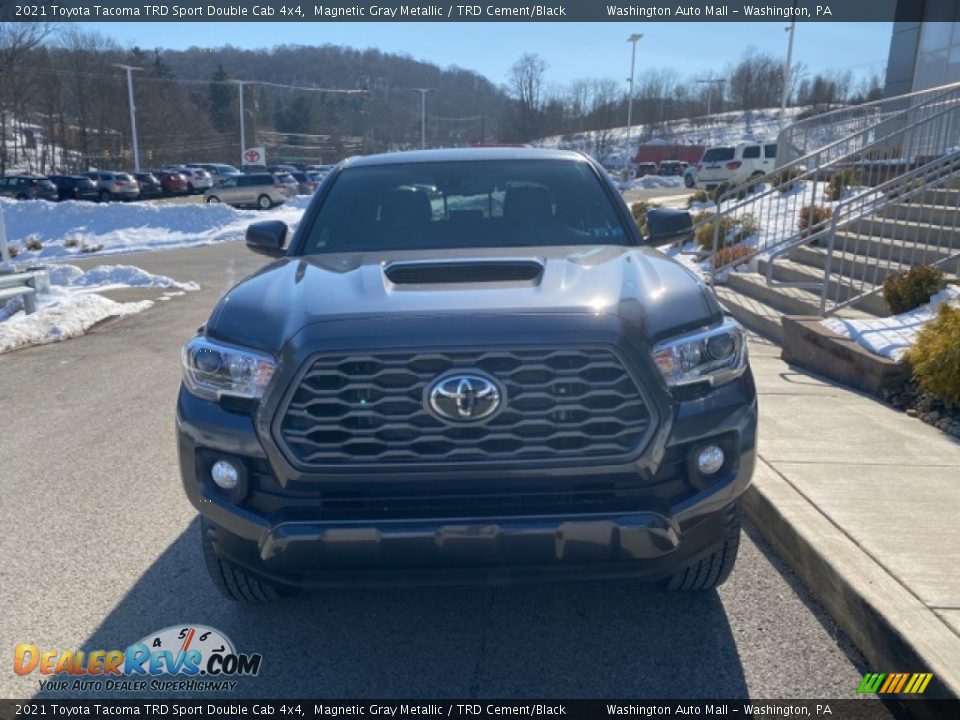 2021 Toyota Tacoma TRD Sport Double Cab 4x4 Magnetic Gray Metallic / TRD Cement/Black Photo #11