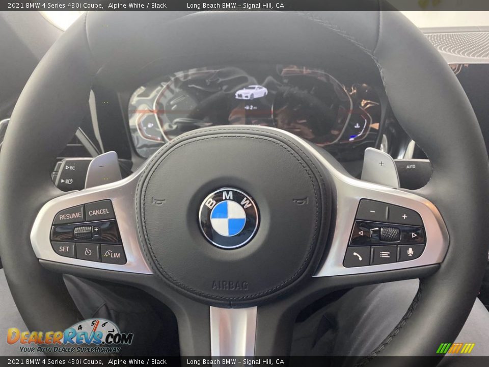 2021 BMW 4 Series 430i Coupe Alpine White / Black Photo #20