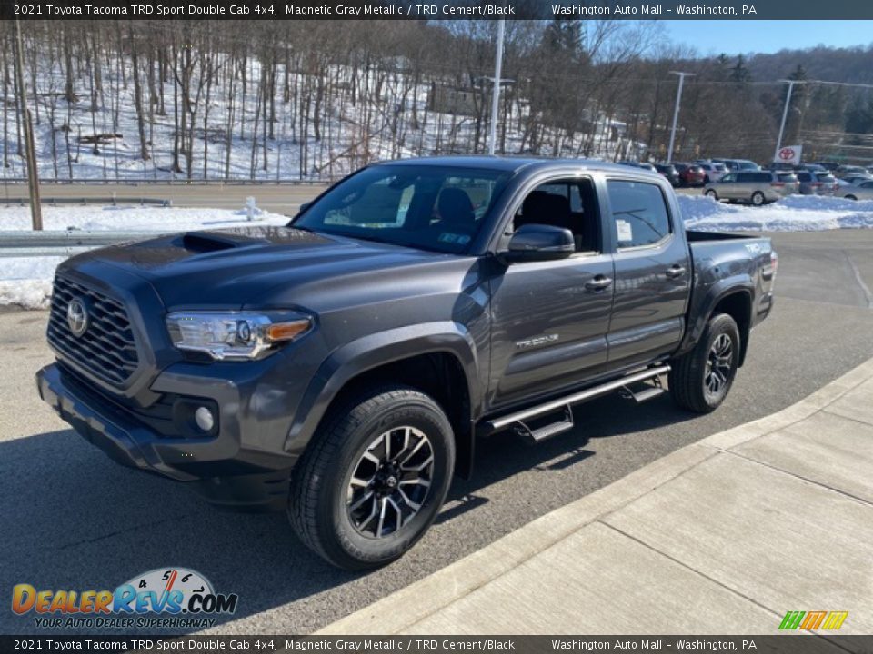 2021 Toyota Tacoma TRD Sport Double Cab 4x4 Magnetic Gray Metallic / TRD Cement/Black Photo #12