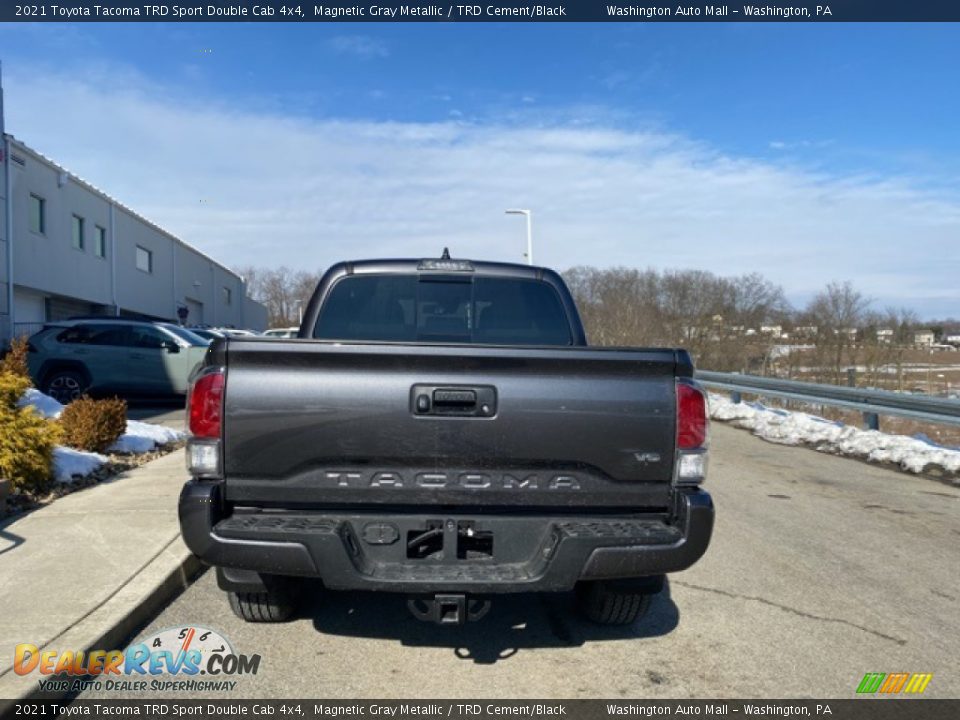 2021 Toyota Tacoma TRD Sport Double Cab 4x4 Magnetic Gray Metallic / TRD Cement/Black Photo #14