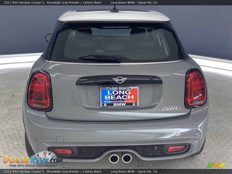 2021 Mini Hardtop Cooper S Moonwalk Gray Metallic / Carbon Black Photo #11