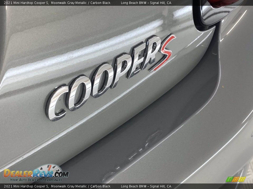 2021 Mini Hardtop Cooper S Moonwalk Gray Metallic / Carbon Black Photo #12