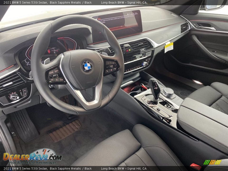 2021 BMW 5 Series 530i Sedan Black Sapphire Metallic / Black Photo #3