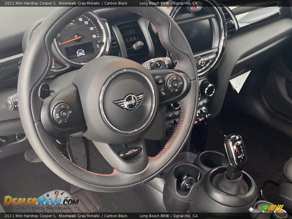 2021 Mini Hardtop Cooper S Moonwalk Gray Metallic / Carbon Black Photo #16