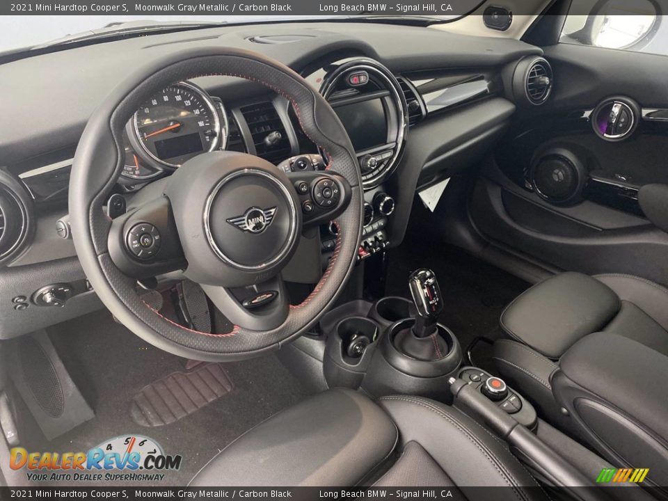 2021 Mini Hardtop Cooper S Moonwalk Gray Metallic / Carbon Black Photo #17