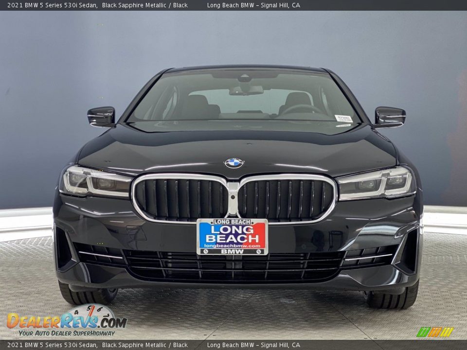 2021 BMW 5 Series 530i Sedan Black Sapphire Metallic / Black Photo #5