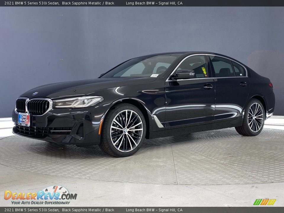 2021 BMW 5 Series 530i Sedan Black Sapphire Metallic / Black Photo #6