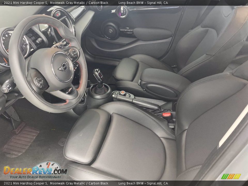 2021 Mini Hardtop Cooper S Moonwalk Gray Metallic / Carbon Black Photo #18