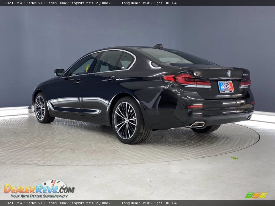 2021 BMW 5 Series 530i Sedan Black Sapphire Metallic / Black Photo #8