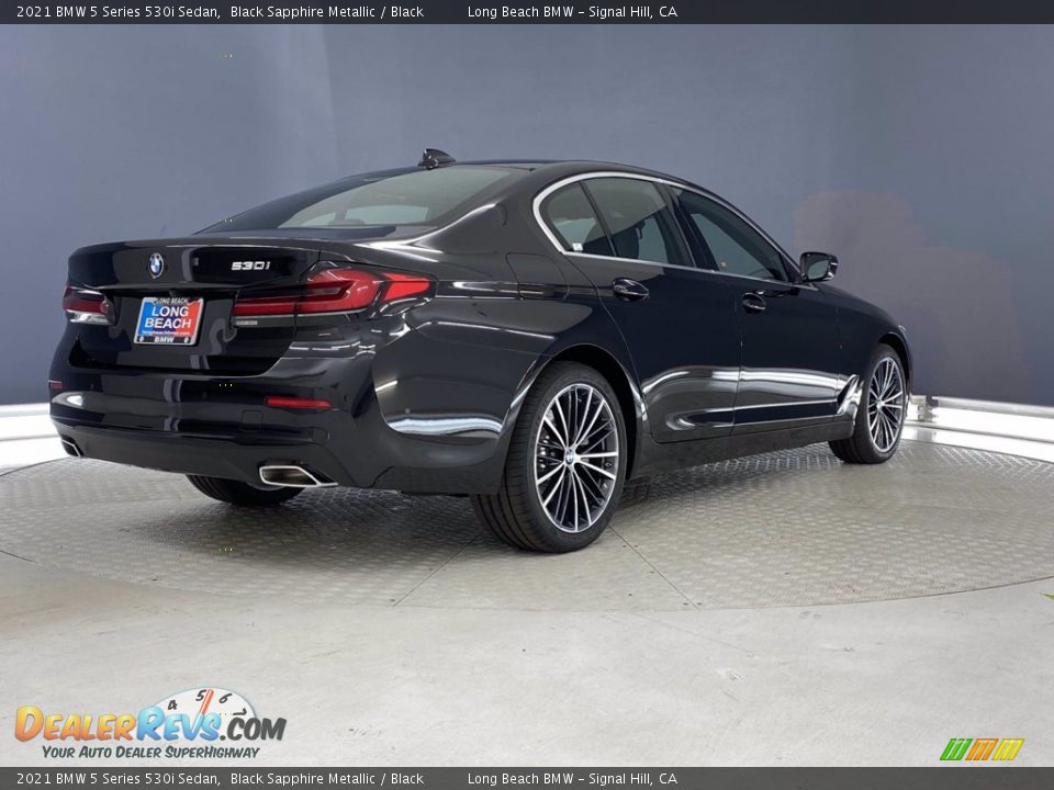 2021 BMW 5 Series 530i Sedan Black Sapphire Metallic / Black Photo #11