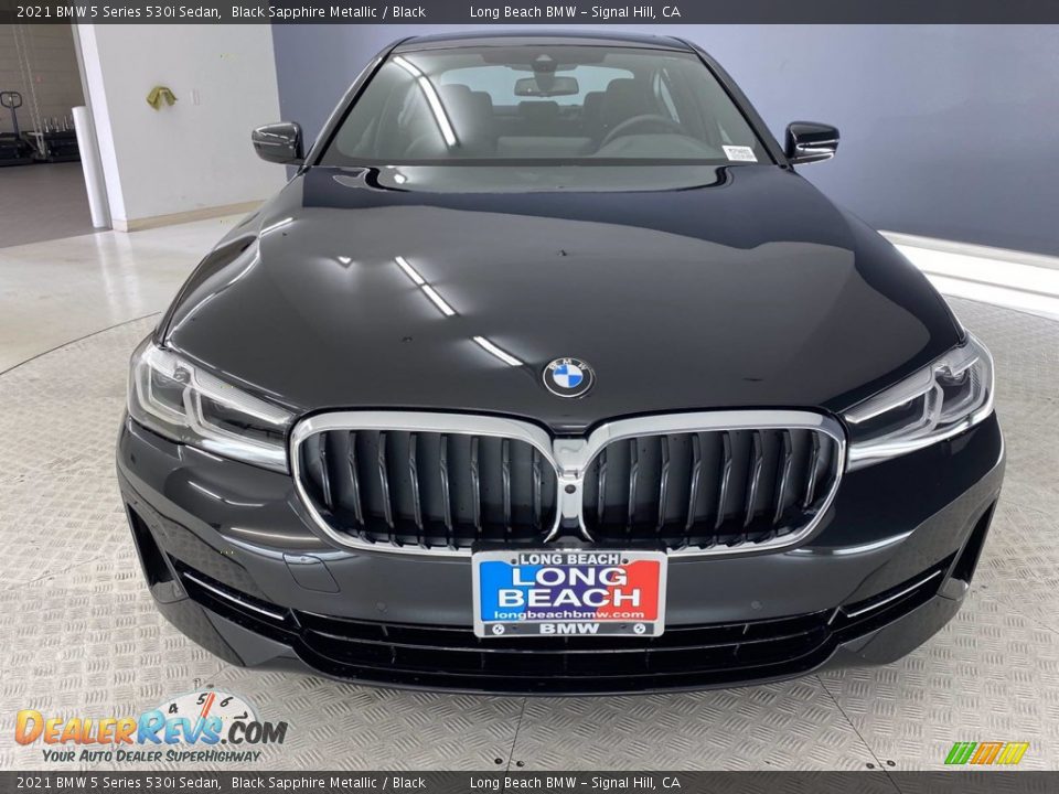 2021 BMW 5 Series 530i Sedan Black Sapphire Metallic / Black Photo #15