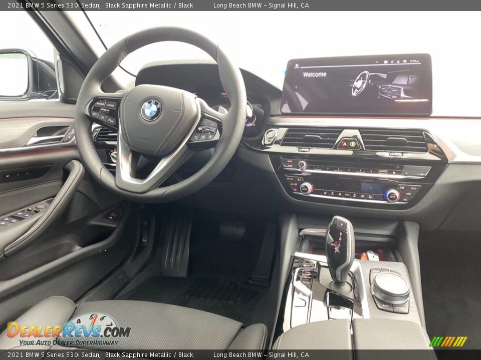 2021 BMW 5 Series 530i Sedan Black Sapphire Metallic / Black Photo #25